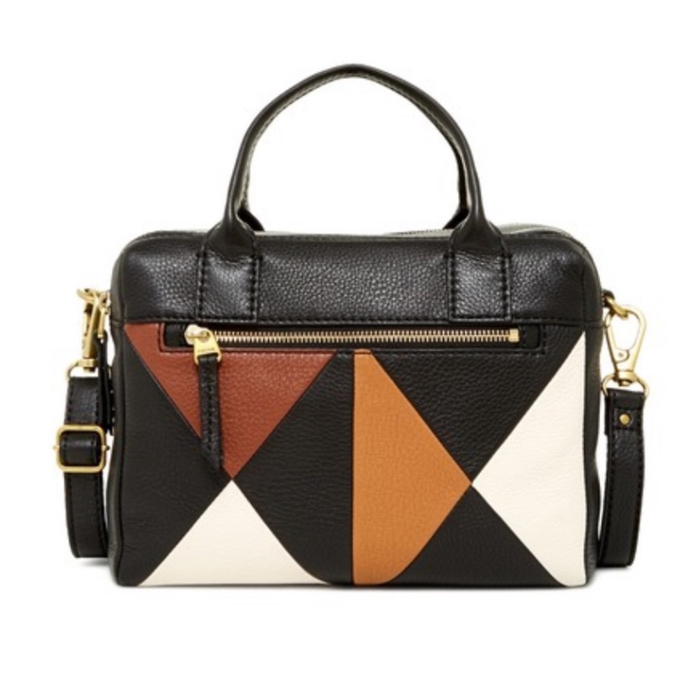 💥SALE {fossil} Erin Patchwork Leather Satchel
